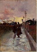 Charles conder Going Home Spain oil painting artist